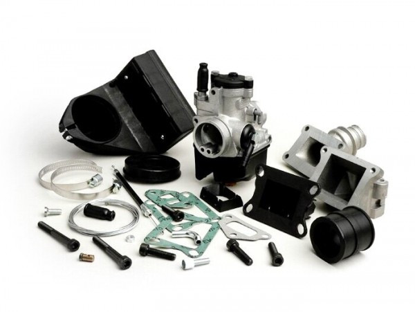 Carburator Kit Malossi 2stud, 25mm Dellorto Phbl, Reed Valve