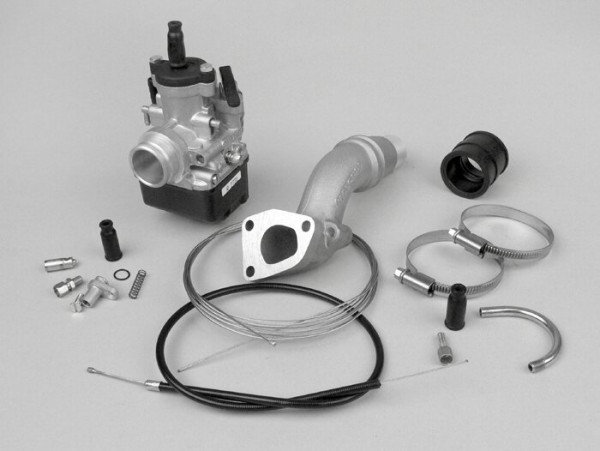 Carburateur kit malossi 3loch, 25mm Dellorto Phbl, rooderend Vespa Pk Xl