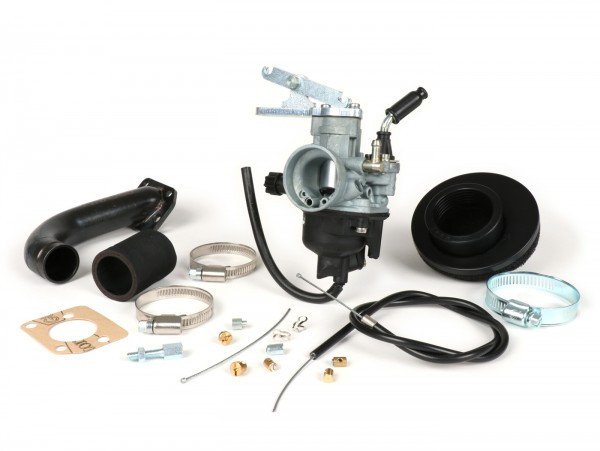 Carburettor Kit Pinasco Dellorto Phvb Ø22mm  With Intake Manifold (fits Pinasco Nordkapp 160cc Cylinder Only)