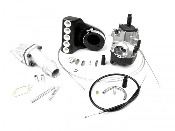 Carburator Kit Polini 2stud, 24mm Dellorto Phbl, Reed Valve Vespa Pk S