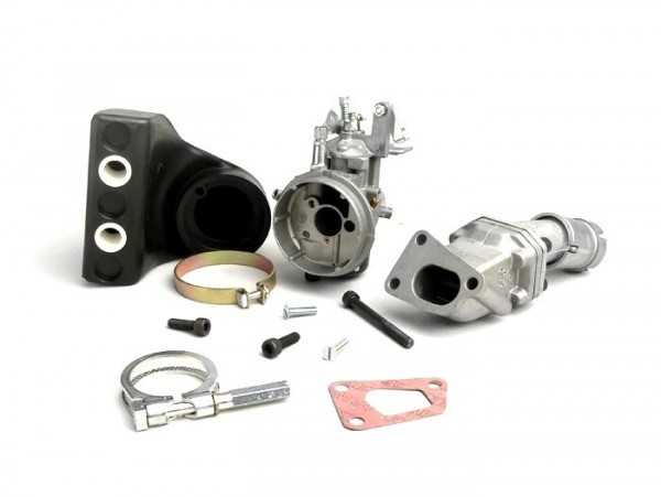 Carburator Kit Polini 3stud, 19mm Dellorto Shb, Reed Valve Vespa Pk Xl