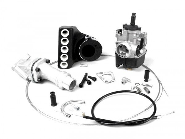 Carburator Kit Polini 2stud, 24mm Dellorto Phbl, Reed Valve Vespa Pk Xl