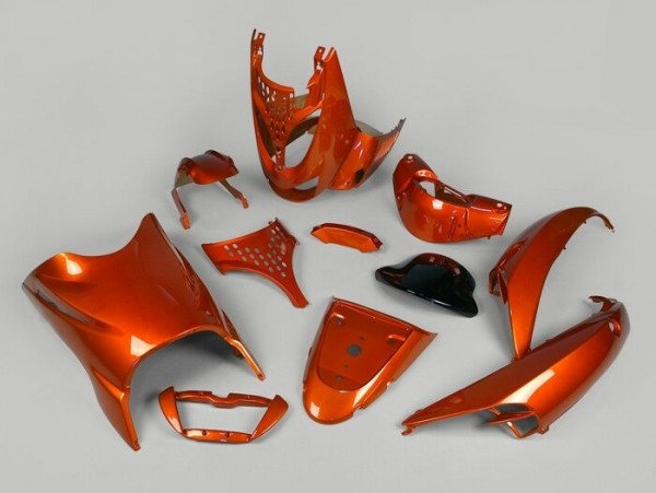 Body Part Kit Edge 11pc.  Aprilia Sr (since 1998)  Metallic Orange