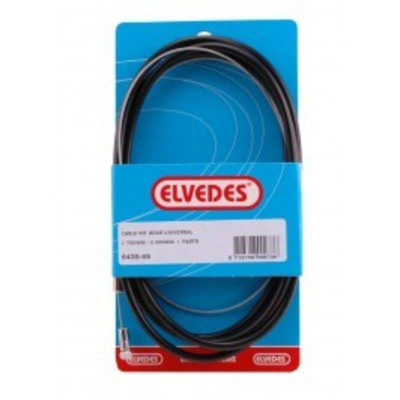 Versn.Kabel Univ. 2Mtr. Zwart