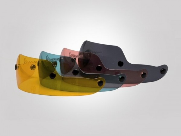 Visier Voor Helm -vespa Soft Touch- Klein - Geel