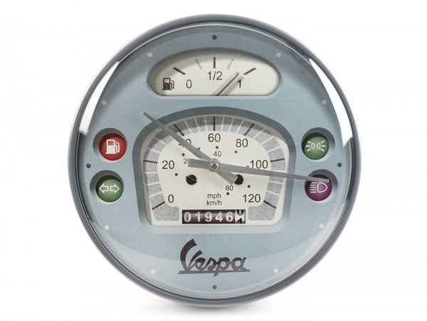 Wall Clock Round Vespa Ø=31cm "speedo"