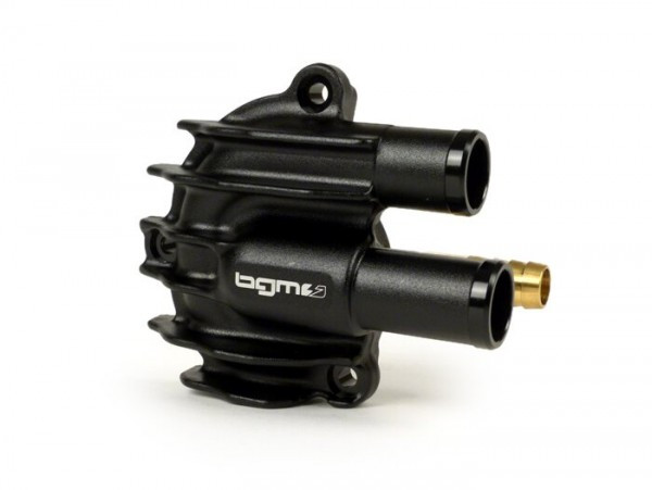 Water Pump Cover BGM Pro Faster Flow  Black Anodised