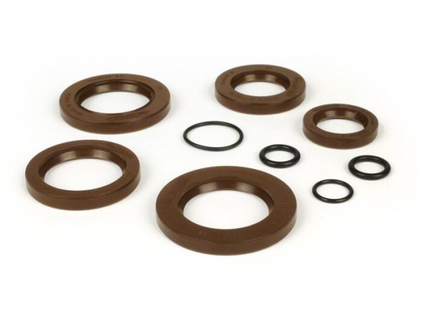 Oil Seal Set Casa Lambretta  Crank Shaft Oil Seals Fkm