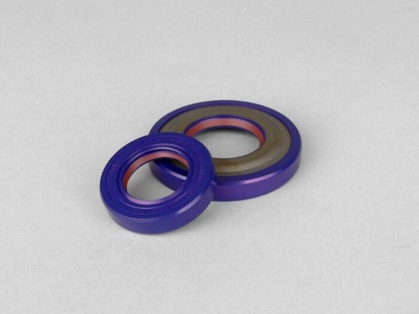 Oil Seal Set For Crankshaft Polini Ptfe/fkm, 19mm Cone