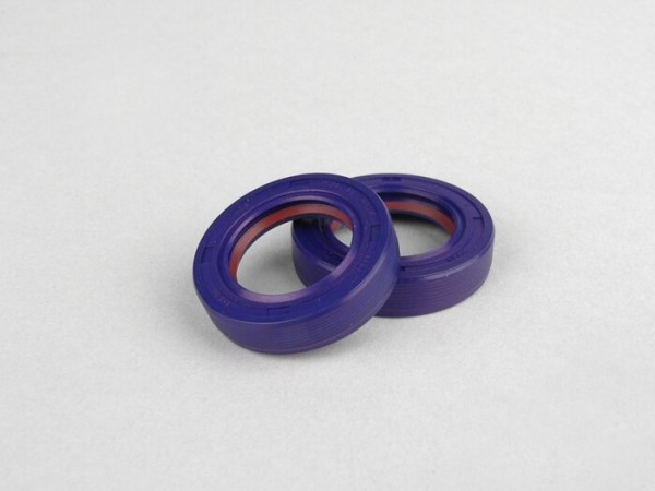 Oil Seal Set For Crankshaft Polini Ptfe/fkm Piaggio 50 Cc 2stroke