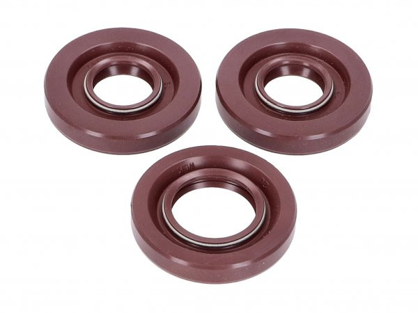 Engine Oil Seal Set Fkm 101 Octane For Puch Maxi (old Engine Type)