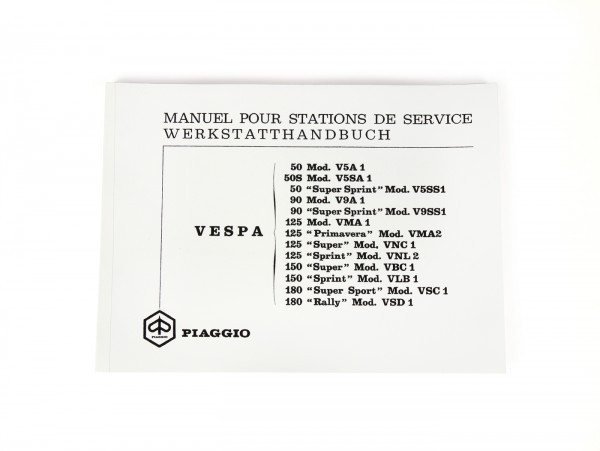 Werkstatthandbuch (deutsch/französisch) Vespa (vespa (piaggio))