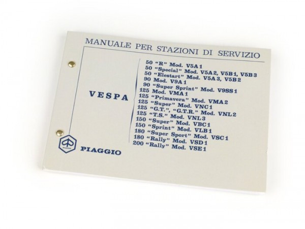 Werkstatthandbuch (italienisch) Vespa (vespa (piaggio))