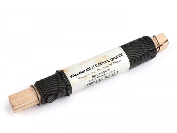 Winding Wire100 G On Wooden Spool