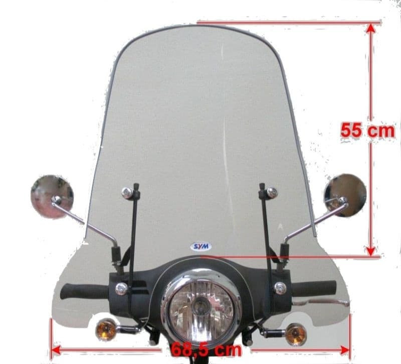 Windscherm Oem | Sym Cello Gt / Allo Gt (55Cm)