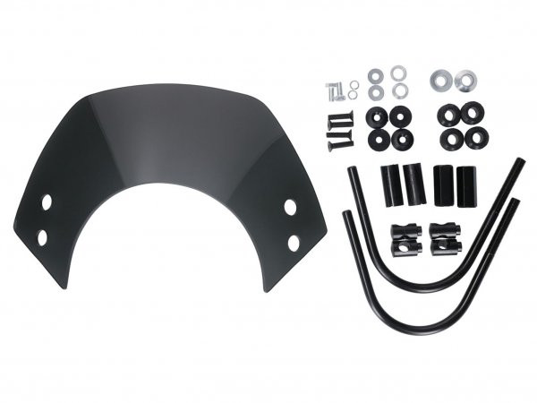 Windshield Short Tinted W/ Bracket 101 Octane