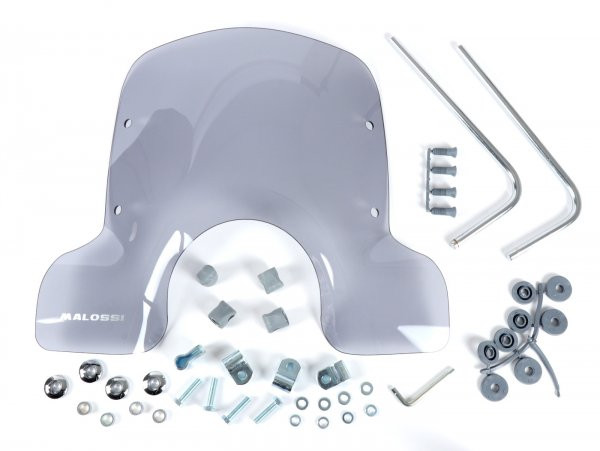 Windscreen Malossi  Incl. Mounting Material