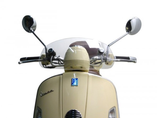 Flyscreen Moto Nostra, W=435mm, H=195mm  Colourless