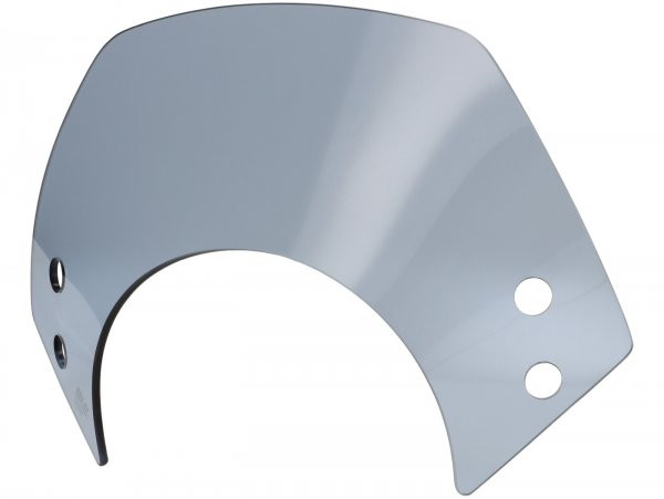 Flyscreen Without Bracket Moto Nostra, W=300mm, H=105mm  Smoke Grey