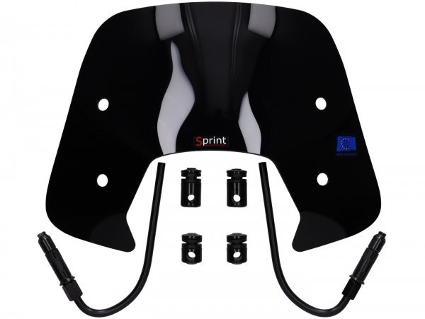 Flyscreen Regia Vespa Sprint 50150cc  Glossy Black