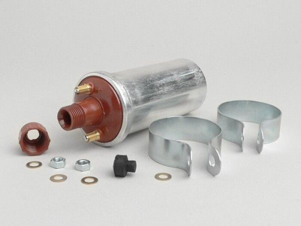 Ignition Coil Ceab 6volt  Alloy Housing (point Set Ignition)