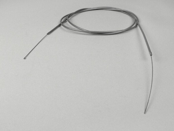 Universal Cable Ø=1,2mm X 2500mm, Hose= 2200mm, Fitting Ø=3,0mm X 3mm Used As Throttle Cable  Plaited Cable Pe  Grey