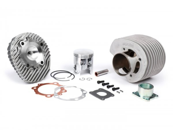 Cylinder Polini 221 Ccm (2023) Aluminium, 60mm Stroke  With Cylinder Head