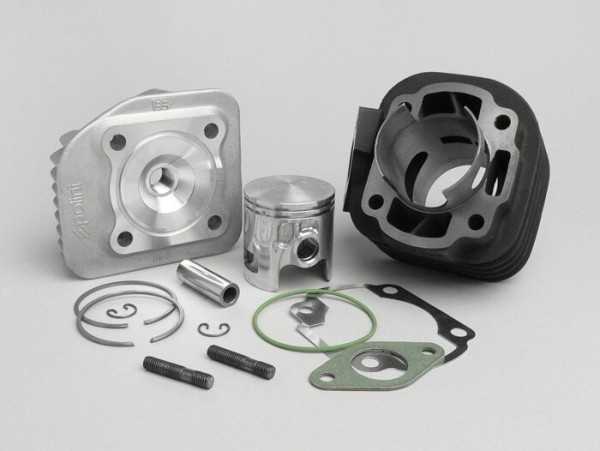 Cylinder Polini 70 Cc Sport Cpi Euro 2  12mm Piston Pin  (10° Angle Exhaust Flansh)
