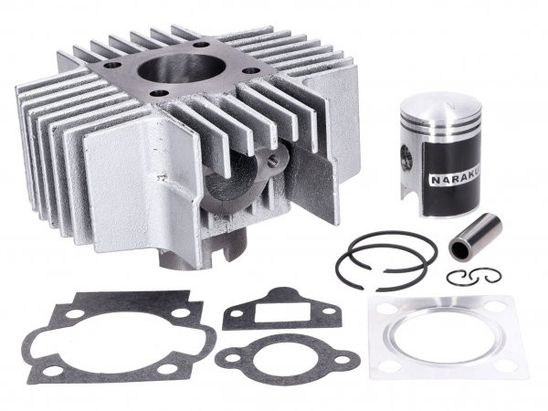Cylinder Kit Naraku 50cc 38mm Long Cooling Fin Type For Puch Maxi