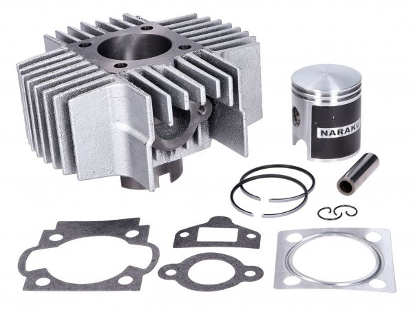 Cylinder Kit Naraku 70cc 45mm Long Cooling Fin Type For Puch Maxi