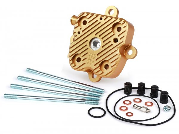 Cylinder Head Set V2.1 Race Heikotuning Gold  Piaggio 125180 Cc 2stroke Lc