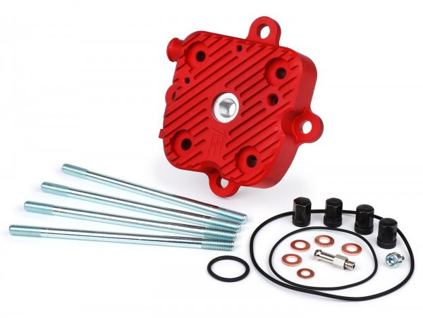 Cylinder Head Set V2.1 Race Heikotuning Red  Piaggio 125180 Cc 2stroke Lc