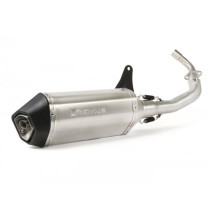 Uitlaat remus Ø55mm  RVS zilvern (Vespa Modern)