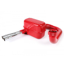 Uitlaat rrbox Road Racing, Abarth Rossa  rood (Vespa (Augsburg), Vespa (Piaggio))