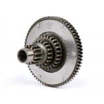 Secundaire As  Compleet incl. primair rad 67 Tanden oem Kwaliteit, Lagersitz Ø37mm  142027Tanden 