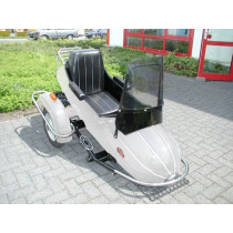 Seitenwagen vespa Zeppelin / Rocket Gebremst zilvern