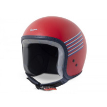 Helm -VESPA Jethelm Graphic- rood- M (57-58 cm)