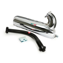 Exhaust Faco Et3 Banana Vespa V50  Chrome