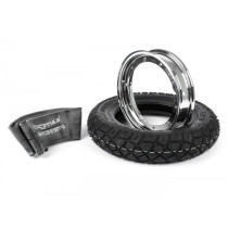 Wheel Vespa Heidenau K58 3.50  10 Inch Tl 59m (reinforced)  Wheel Rim 2.1010 Chrome