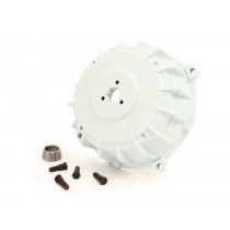Rear Brake Hub Uni Auto  White Painted