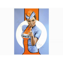 Sticker -103 x 78mm- ?Gulf Pin Up?