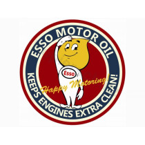 Sticker -Ø 84mm- ?Esso Happy Motoring?