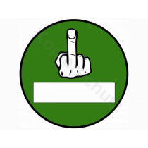 Sticker -Ø 80mm- ?UmweltplaKetting Groen?