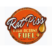 Sticker -90 x 78mm- ?Rat Piss?