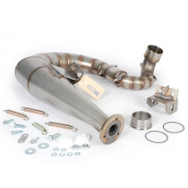 Uitlaat scooter & Service Newline Lefthand Silent Plus (zonder Einddemper)  Vespa Px200  RVS