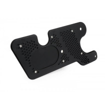 Hitteschild voor MotorAchterwiel Stabilisator jailbreak Customs, RVS zwart