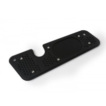 Hitteschild voor MotorAchterwiel Stabilisator jailbreak Customs, RVS zwart