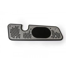 Hitteschild voor MotorAchterwiel Stabilisator jailbreak Customs, RVS zilvern
