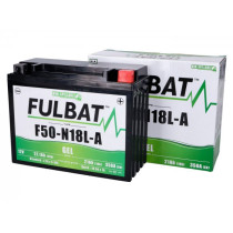 Scooter accu (Gel), onderhoudsvrij -FULBAT F50-N18L-A 12N18-3A, 12V 20Ah, 205x90x162mm