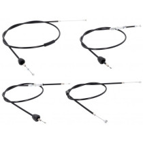 Staalkabel Set zwart -101 OCTANE